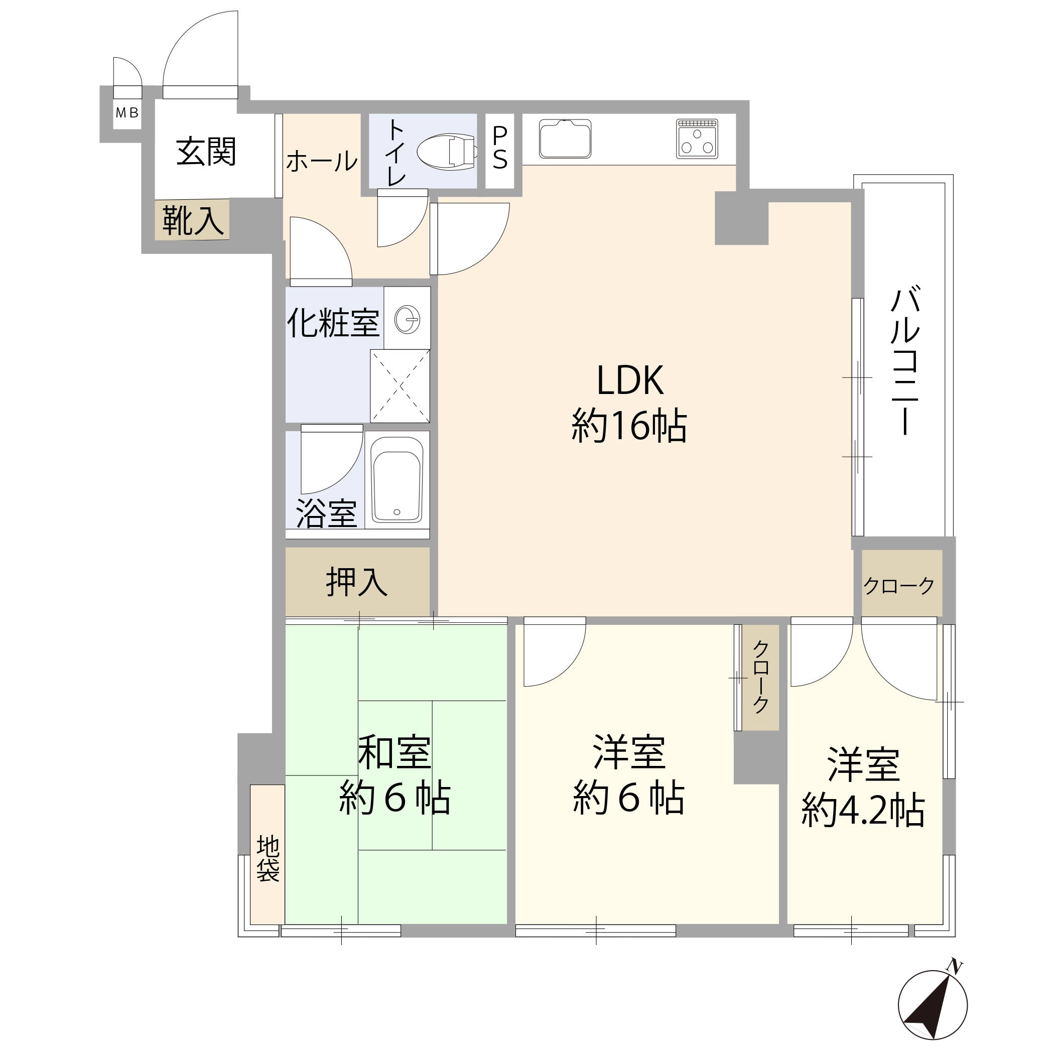ソフトオフィスビル・2＋4　5階