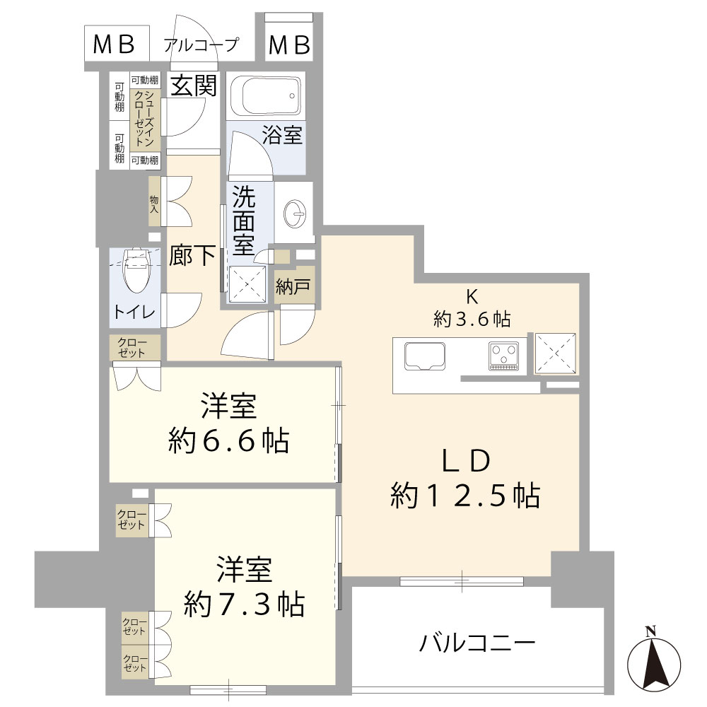 シエリア金沢広坂　7階